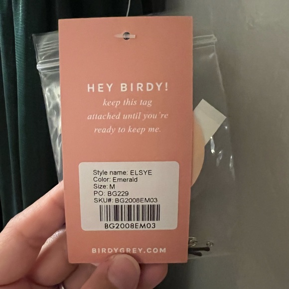 Birdy Grey Elsye Emerald Green Bridesmaid Dress NWT - Picture 2 of 3